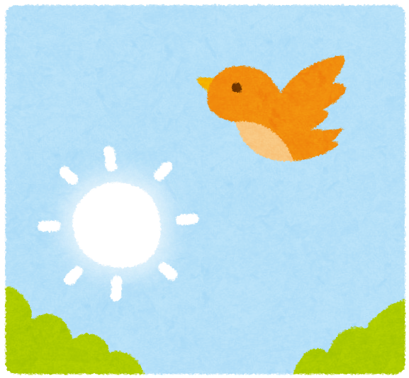 Torapon 朝の光を浴びるイラスト